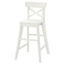 IKEA Ingolf Junior Dining Chair High Chair for Toddlers and Kids White