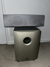 MISSION M7C1i 2-Way Centre Speaker 25-100W with Mission MS8 Subwoofer 