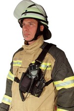 tee-uu Radio/VHF/Tetra/Digital Radio - Cross Body Chest Harness Sling Pouch