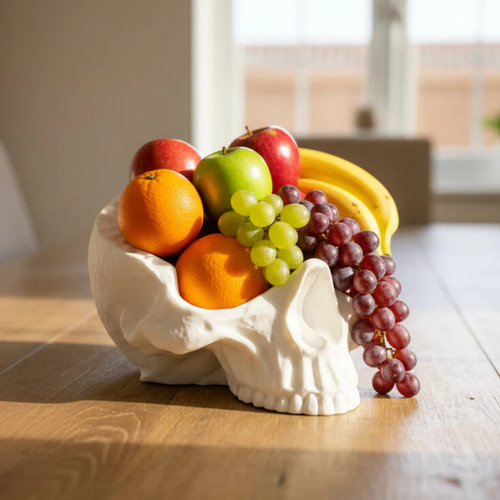 Skull fruit bowl - –, large