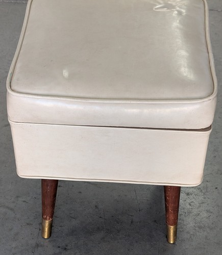 Mcm singer vinyl sewing stool - mcm,