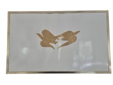 Georges Braque Signed Modern Abstract Framed Painting. Vintage Wall Art 