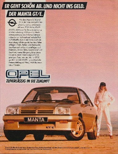 1982 opel manta e - 1982,