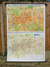 VINTAGE PULL ROLL DOWN SCHOOL