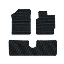 Fits Toyota Yaris MK3 2011-2019 Tailored Rubber Car Floor Mats Black 4pcs Set