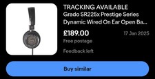 Grado SR225x Prestige Series