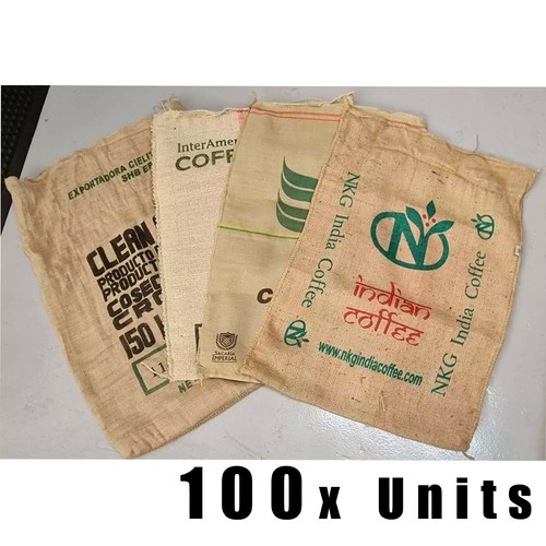 Empty jute coffee - coffee, sacks