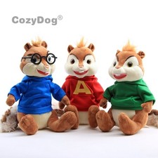 Chipmunk plush toy sitting