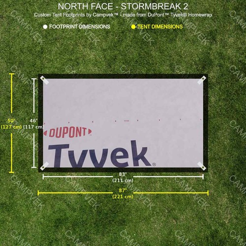 Tyvek footprint for the - footprint,