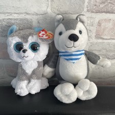Husky Dog Plush Cuddly Soft