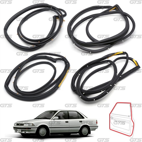 Set door rubber - door,