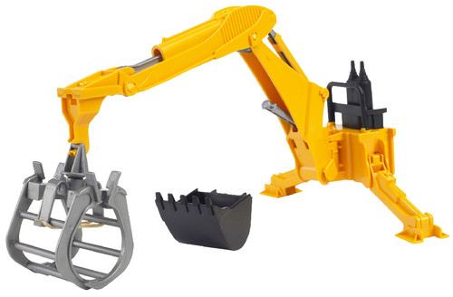 Bruder excavator and grapple - bruder,