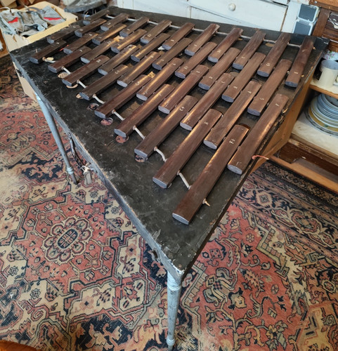 Wooden xylophone tabletop - xylophone,