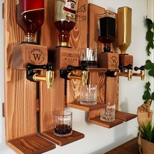 Wooden  Wall Mounted Whiskey