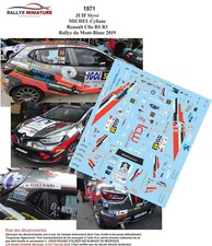 DECALS 1/43 REF 1971 RENAULT