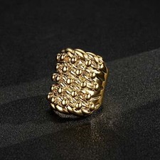 Gold Filled | Big Heavy Keeper Ring  | Sizes V, X, Z For Men