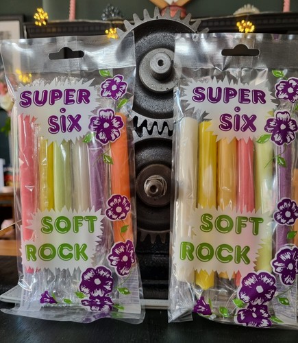 Soft blackpool rock sticks - soft,