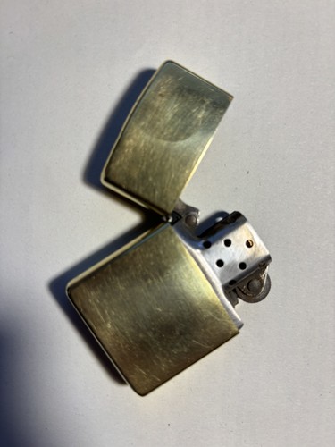 Zippo brass lighter - zippo,