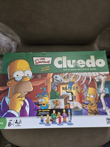 The simpsons cluedo board game - the,