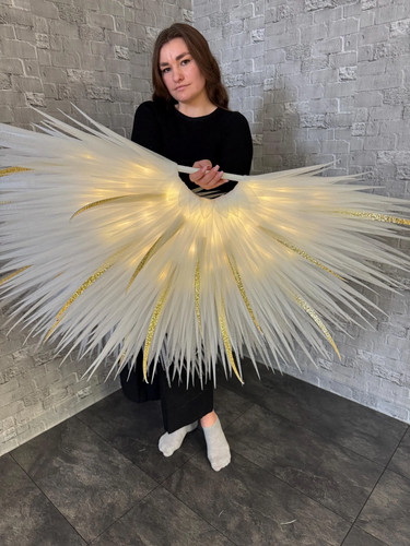 White foam angel wings - wings, with