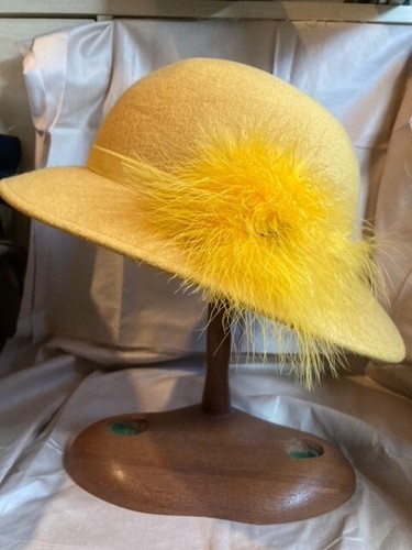 Sunny yellow hat 100 wool - yellow, 100%