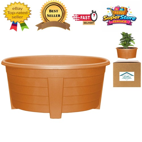 Stylish 55cm terracotta oval - stylish,