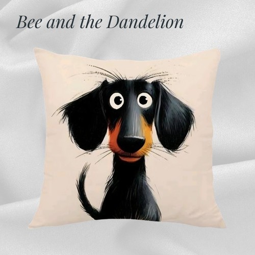 Comical dachshund sausage dog - dachshund,