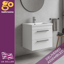 Small White Wall Hung Vanity