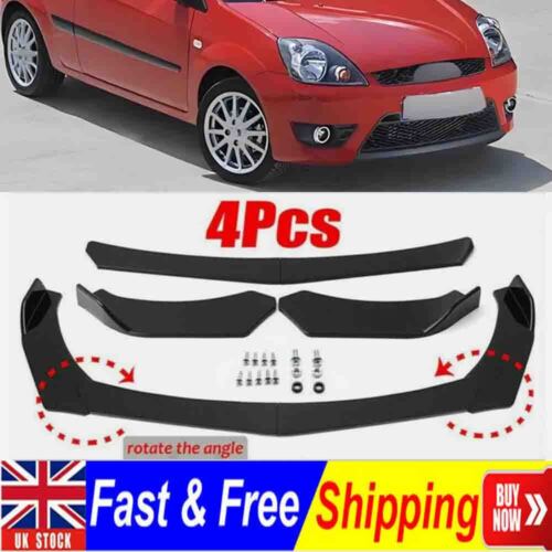 Gloss black front - bumper, lip