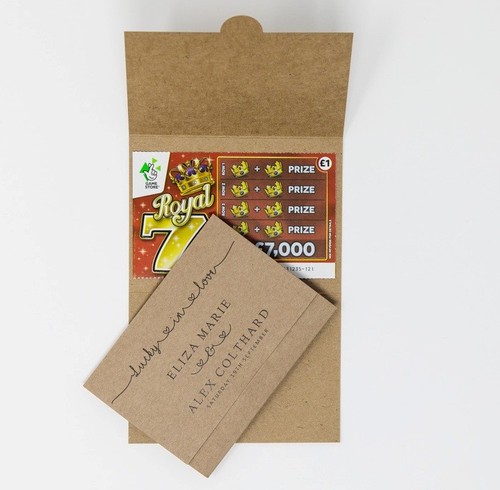 Favor lottery ticket holder - favor,