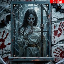 Halloween Animated Clown Moving & Light-Up Prop Spooky Scary Party Decor Best