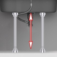 2x Undermount Sink Brackets