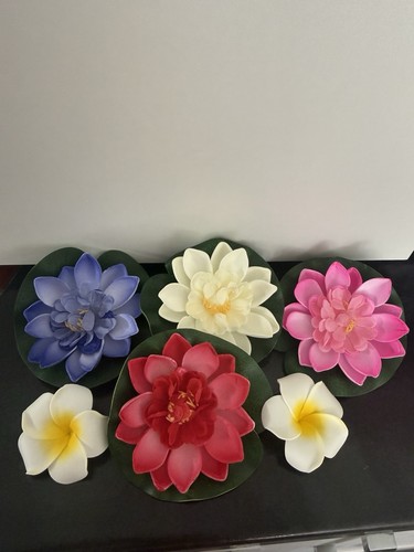 Lotus flower and hawaiian - and,