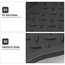 2pcs Multi-Purpose Boot Trays Flower Pot Storage Plates Home Food Tray Home