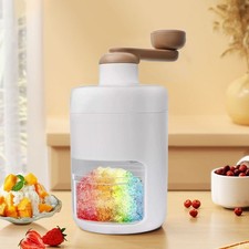 Portable Ice Shaver Hand-cranked Breaking Ice Machine Manual Ice Crusher Summer-