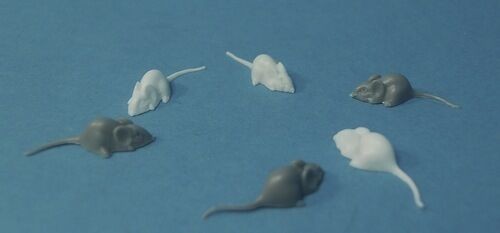 Set six tiny mice - set,