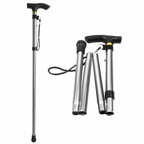 Easy adjustable folding cane - folding,