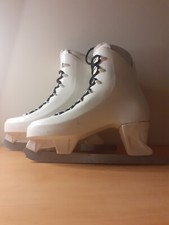 Lico White Ice Skates Womens