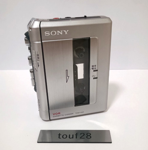 Mint sony tcm 450 - sony, walkman