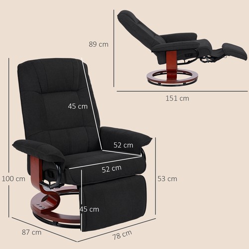 Swivel recliner chair with - chair,