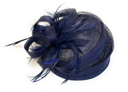 Sinamay fascinator pillbox - sinamay,
