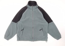 Wynnster Mens Green Jacket Size L Zip - Logo Windproof Breathable