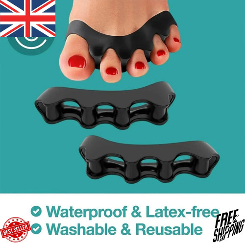 2pcs silicone toe separator - silicone,