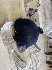 New SS Sunridges Prince Junior Cricket Helmet Adjustable Steel Grill Blue Size S