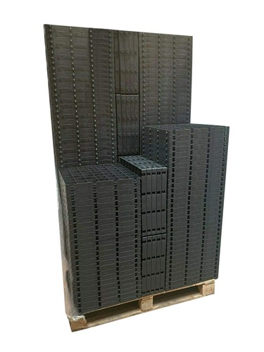 Black plastic paving - 84,