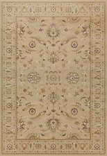 Beige vintage afghan ziegler - beige,
