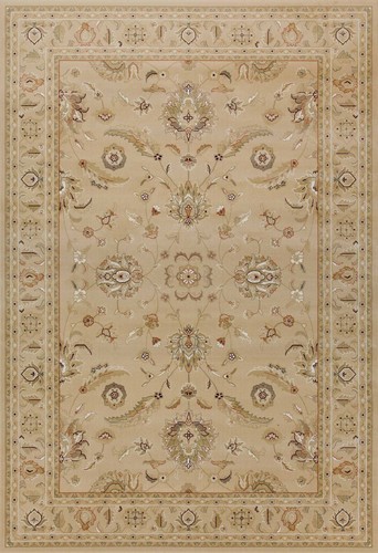 Beige vintage afghan - beige,