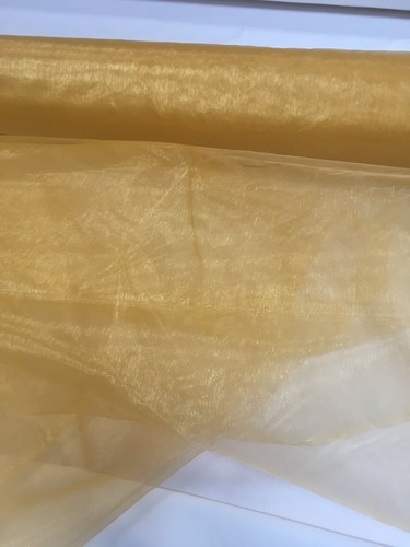 150cm wide gold organza - 150cm,
