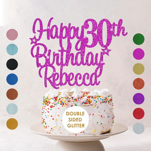 Personalised cake toppers - cake,