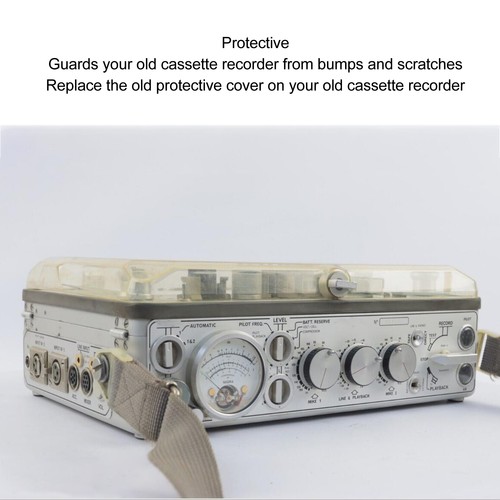 Tape recorder perspex cover - perspex,